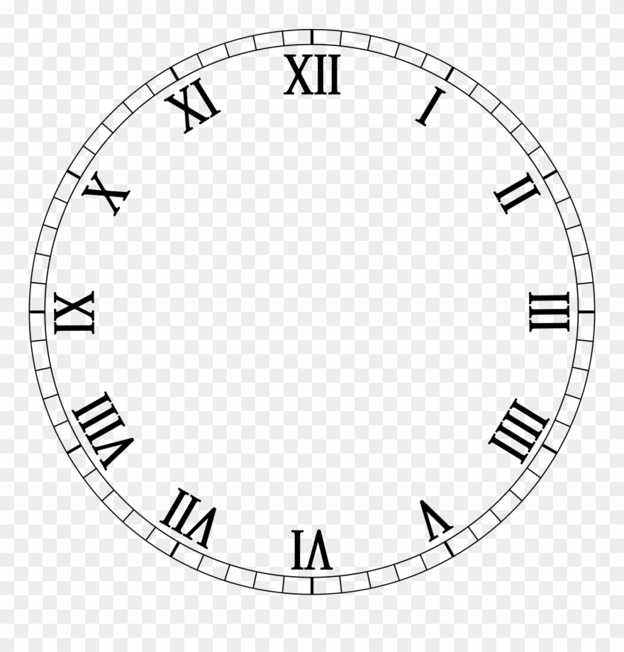 28 Collection Of Blank Digital Clock Clipart High Quality - Classic Clock - Png Download