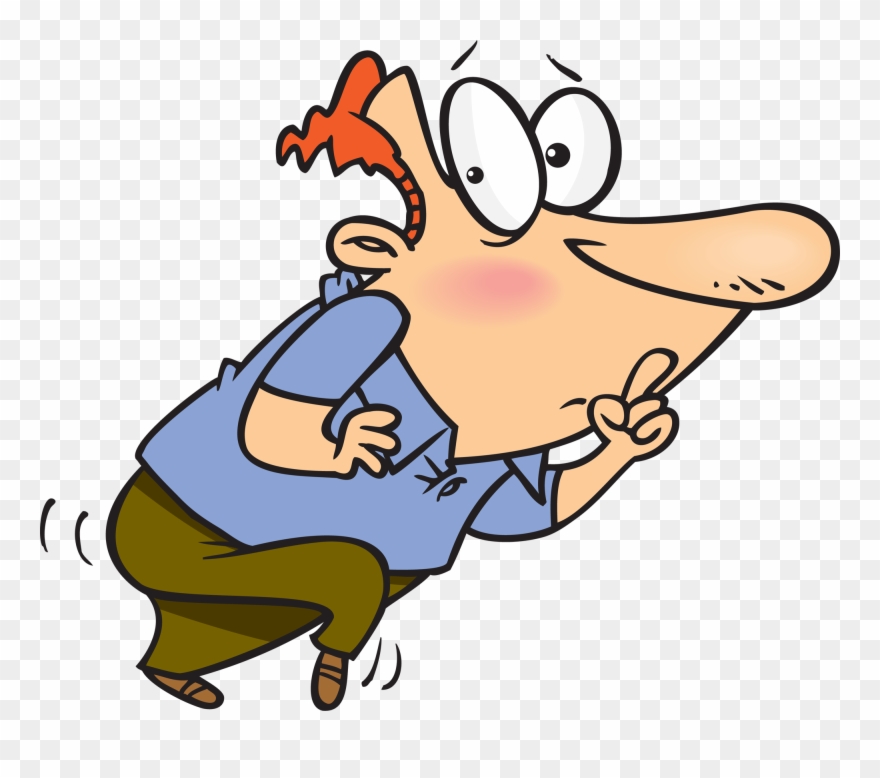 Shh Clipart - Tiptoe Clipart - Png Download