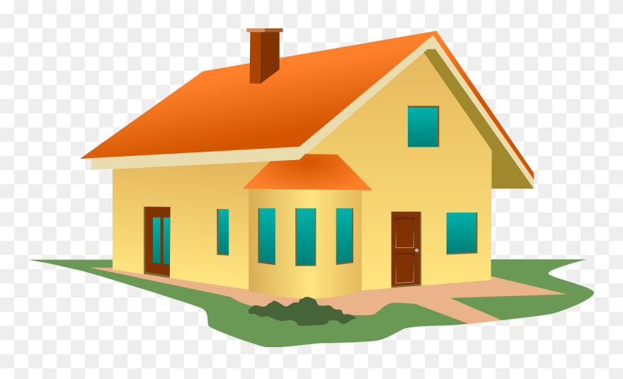 House Clipart With No Background - Transparent Background House Clipart - Png Download