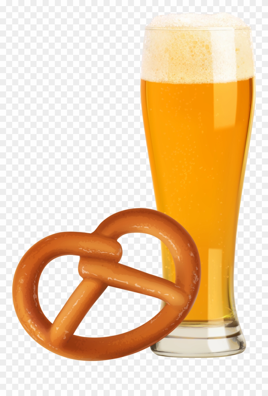 28 Collection Of Oktoberfest Beer Clipart High Quality - Beer And Pretzel Clipart - Png Download