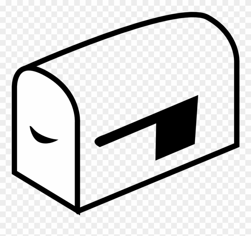 Letter Box Email Box Download Drawing - Mailbox Clipart - Png Download