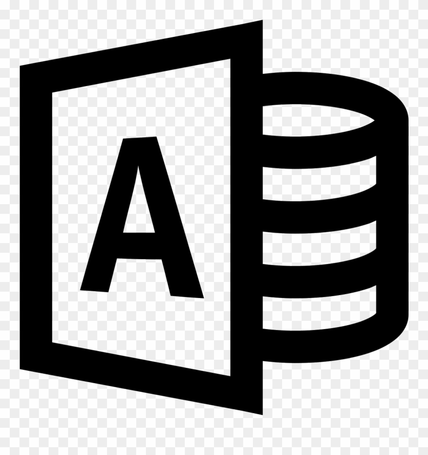 Microsoft Access Icon - Microsoft Powerpoint Icon Png Clipart