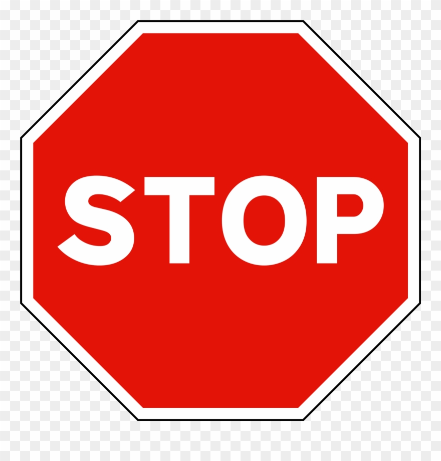 Microsoft Clipart Stop Sign - Señales De Transito Stop - Png Download