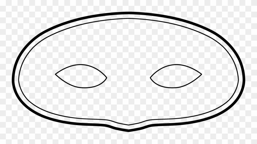 Best Ideas Of Mask Templates Free Clip Art Free Clip - Printable Mask - Png Download