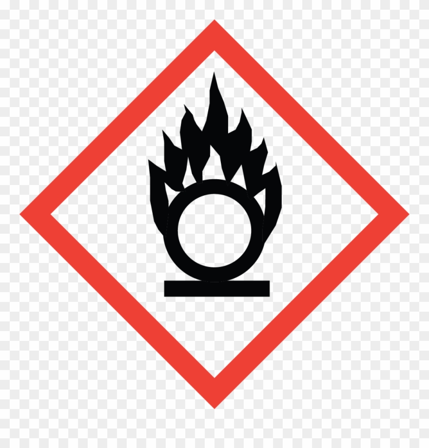 Flame Over Circle - Pictogramme Danger Pour La Santé Clipart