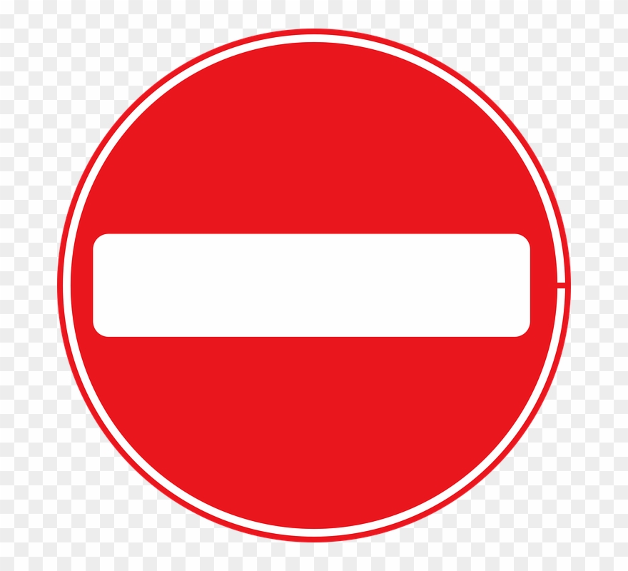 Highway Jpg Freeuse Stock Huge Freebie - Road Sign No Entry Clipart