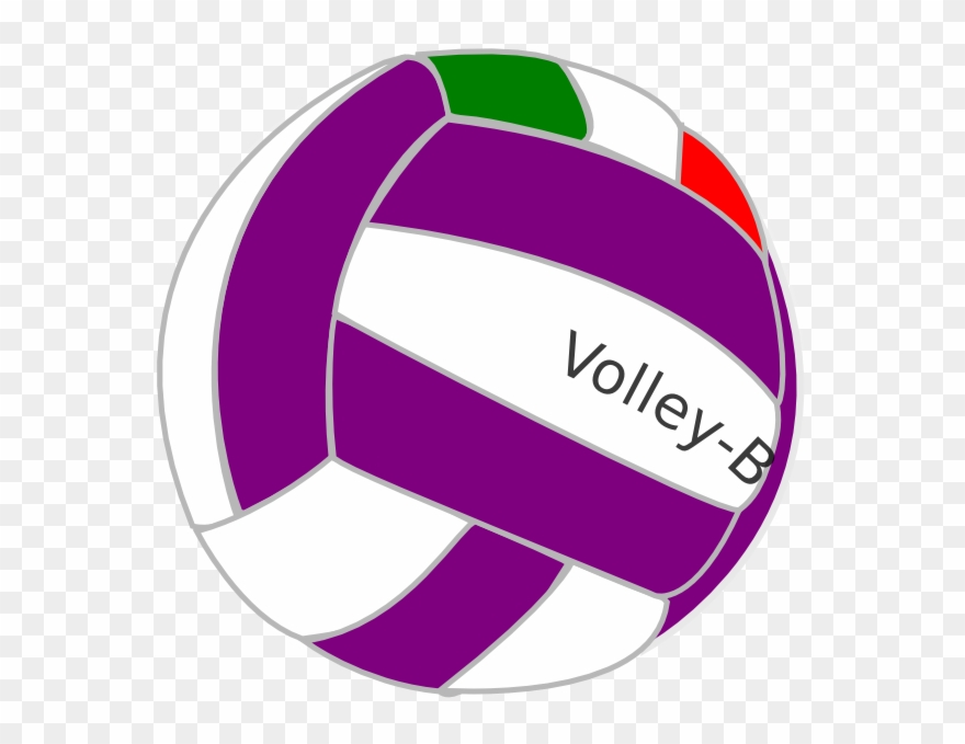 Volleyball Clip Art - Blue Volleyball Clipart - Png Download