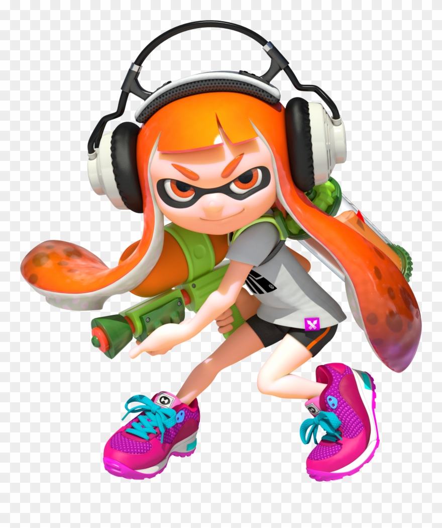 Summary Images Provided By Official Source Licensing - Splatoon Inkling Girl Clipart