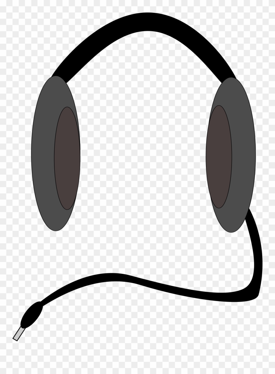 Headphone Clipart Head Phone - Headphones Clip Art - Png Download