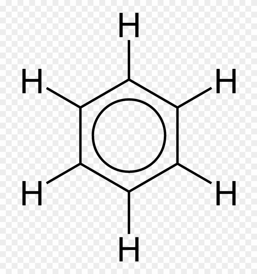 Delocalized Electron In Chemistry - Benzene Compound Clipart