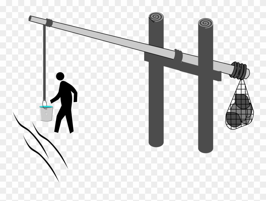 Shadoof Computer Icons Information Dictionary Word - Shaduf Clipart Black And White - Png Download