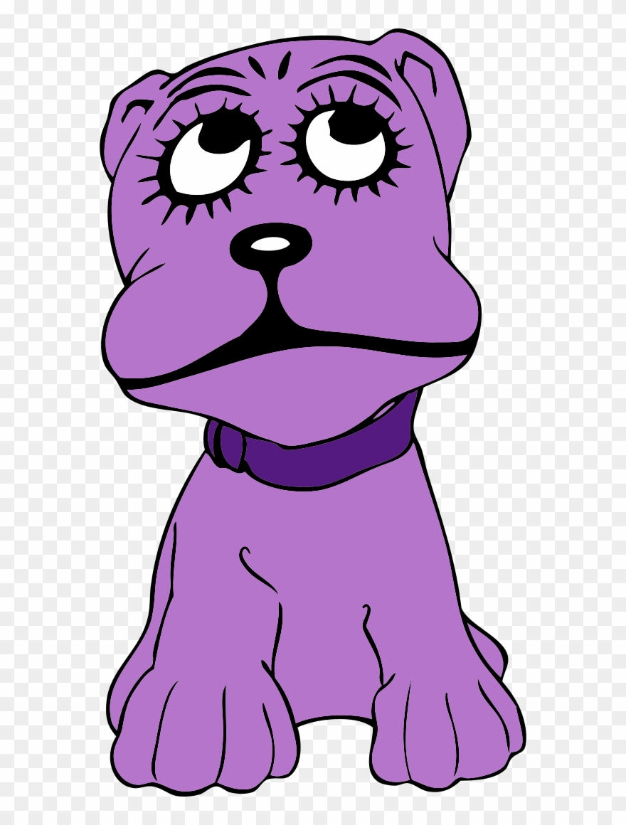 Vector Clip Art - Cartoon Dog Shower Curtain - Png Download