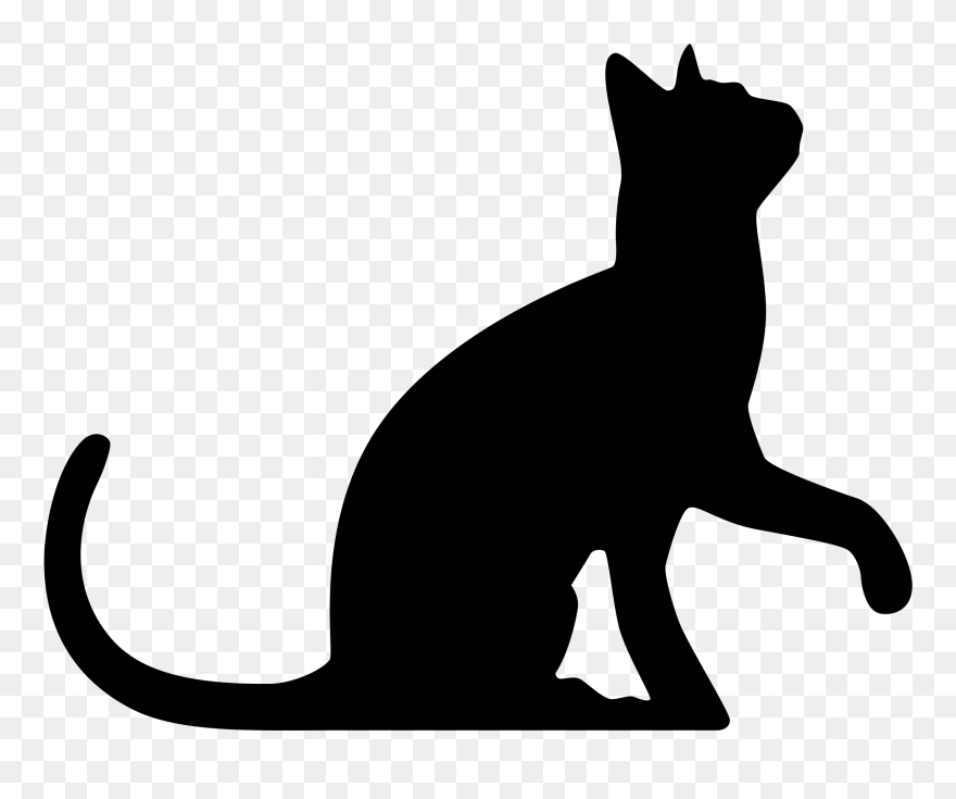 All Photo Png Clipart - Cat Silhouette Png Transparent Png