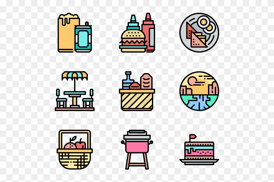 Picnic - Iconos Para Infografias Png Clipart