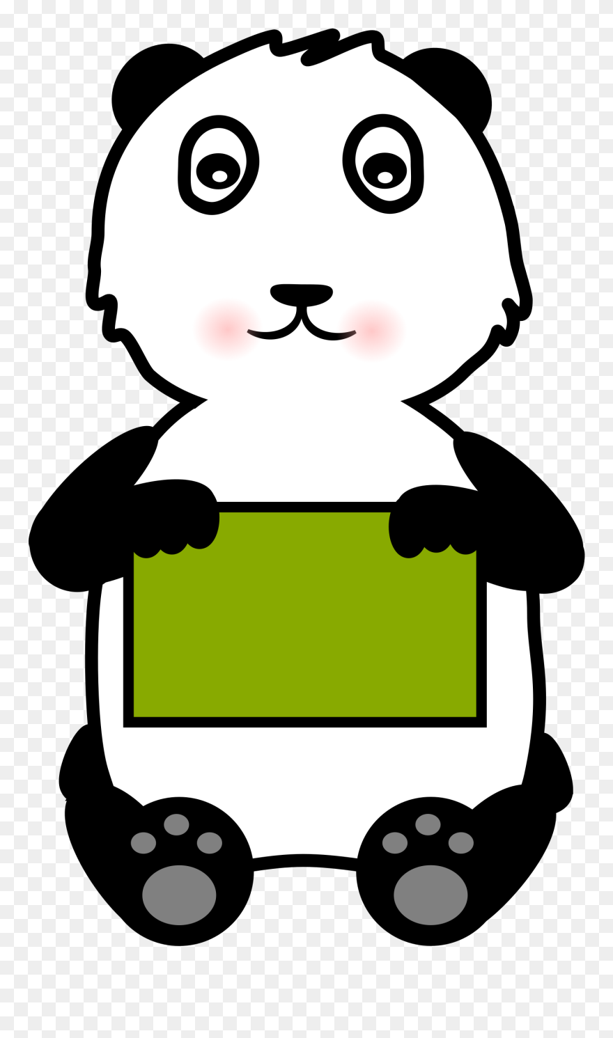 Groundhog Day Sign Clipart, Vector Clip Art Online, - Giant Panda - Png Download