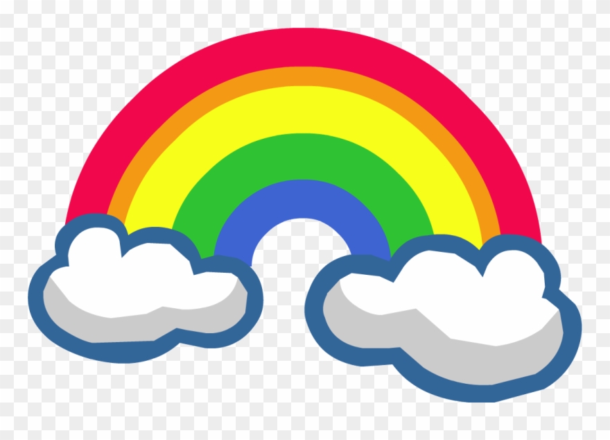 List Of Emoticons - Transparent Background Rainbow Clipart - Png Download