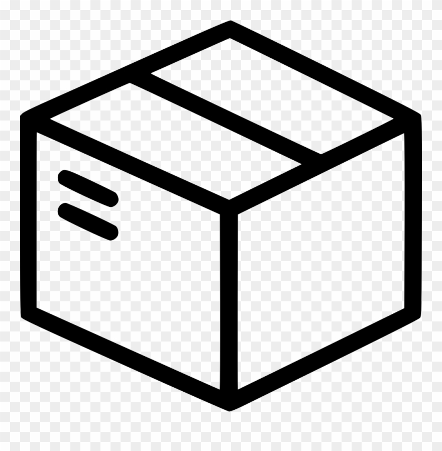 Shipping Box Delivery Svg Png Icon Free Download - 3d Drawing Shapes Outline Clipart