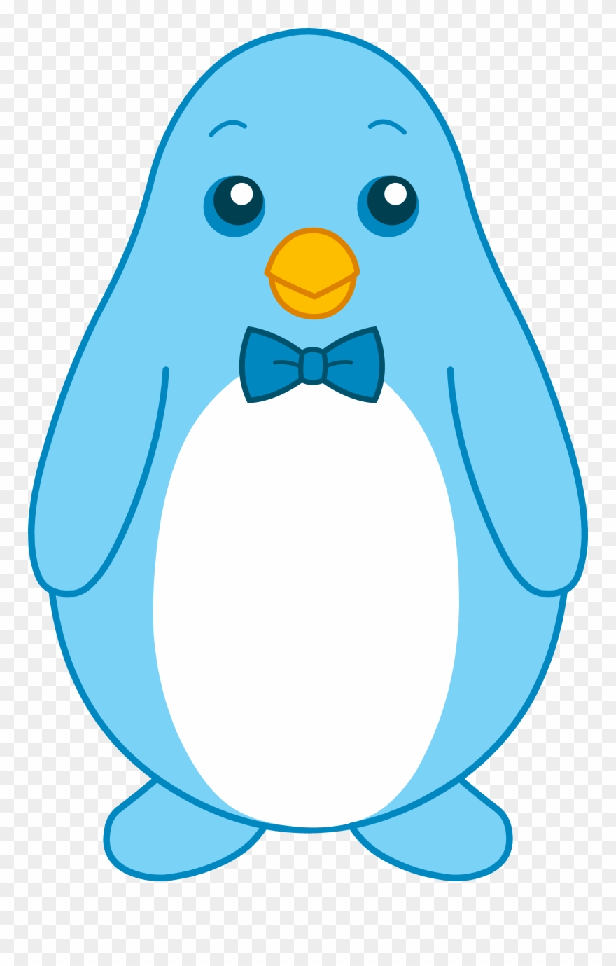 Banner Free Bow Clip Little - Little Blue Penguin Drawing - Png Download