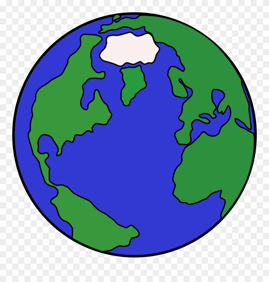 Cute Clipground Clipartfest - Globe Cartoon - Png Download
