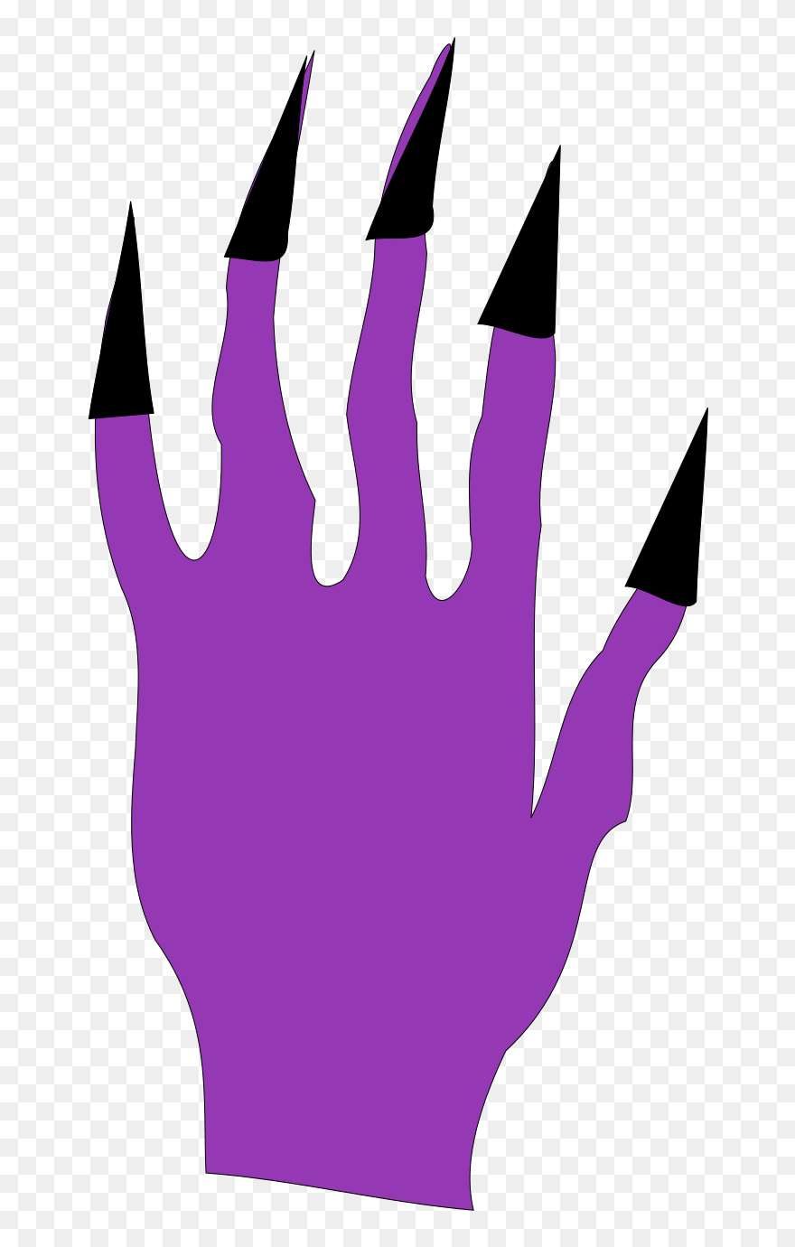 Clipart Png Related To Withdrawing A Nail - Halloween Nails Clipart Transparent Png