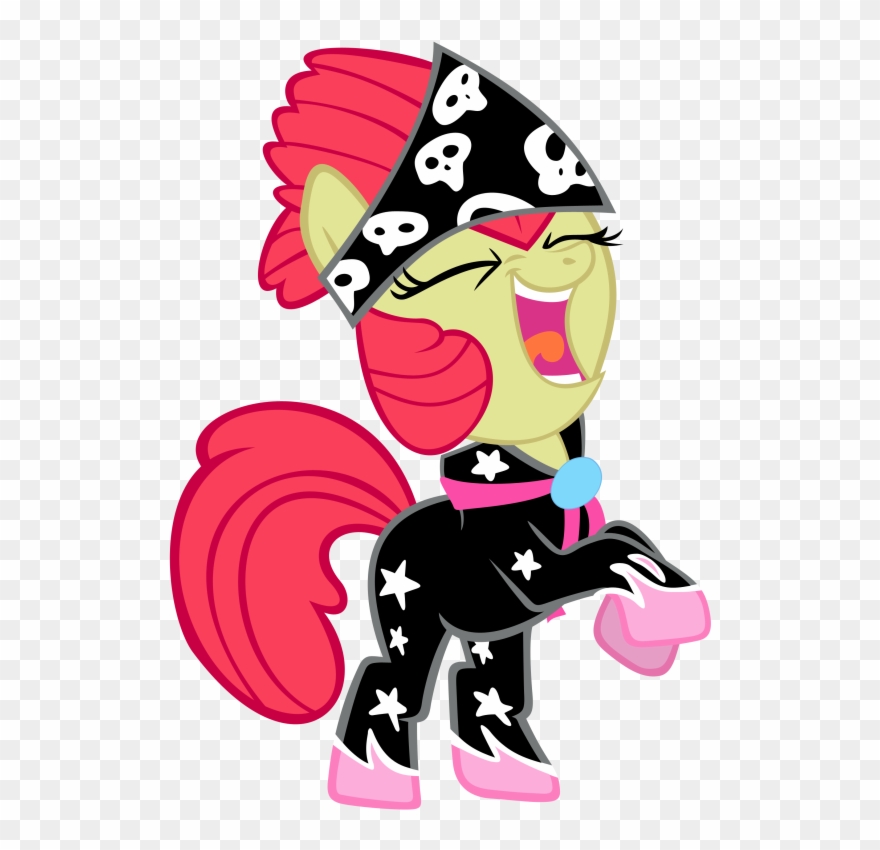 Talent Show Clipart - Mlp Apple Bloom Rock - Png Download