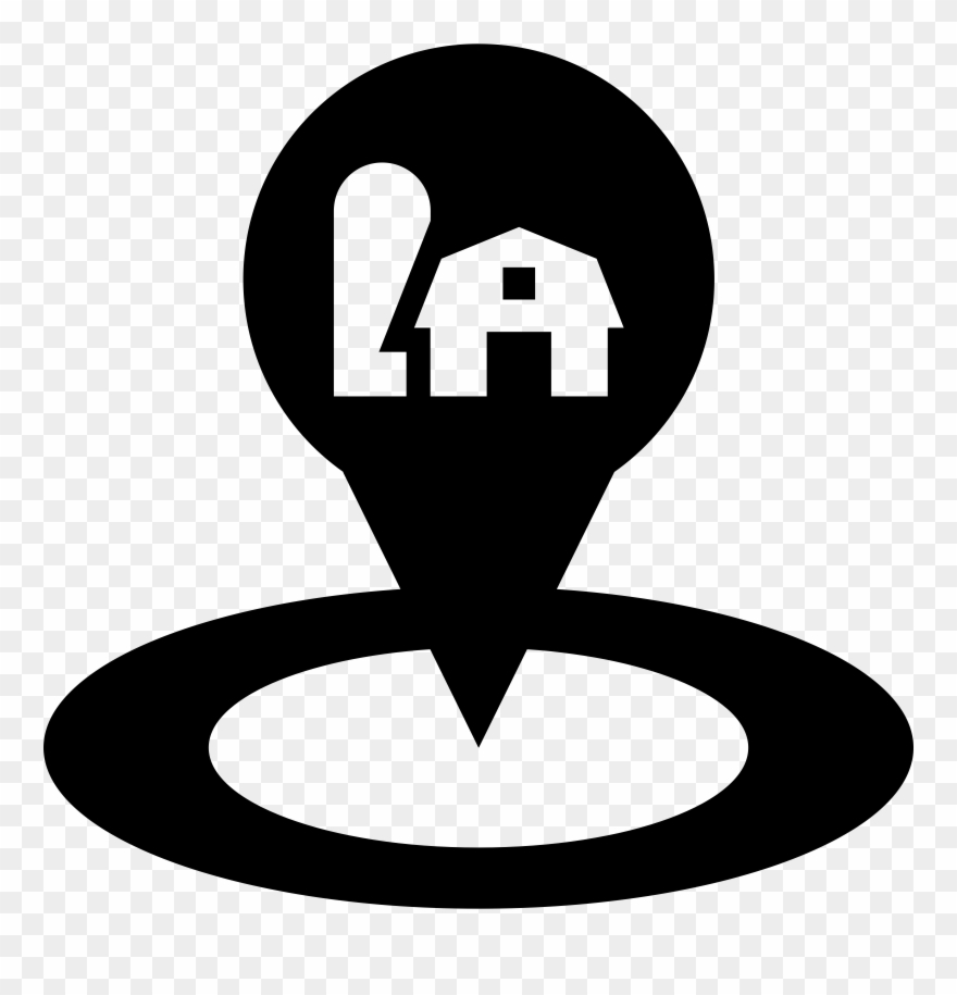 Computer Icons Symbol Map Location Address - Clip Art Local - Png Download