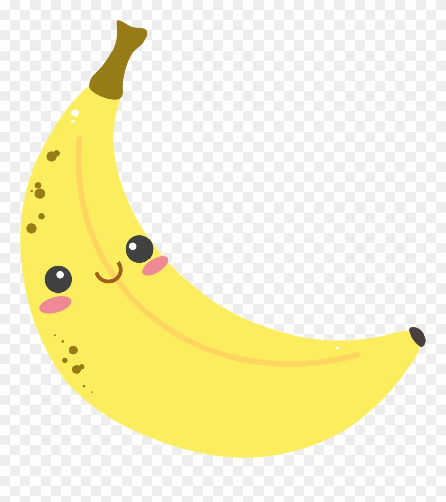 Clip Art Free Library Make Healthy Eating Fun - Gambar Animasi Pisang Lucu - Png Download