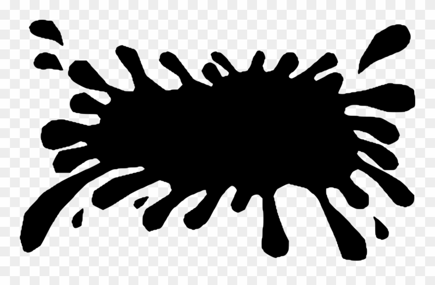 Television Show Nickelodeon Black And White Nicktoons - Gambar Percikan Air Hitam Putih Clipart