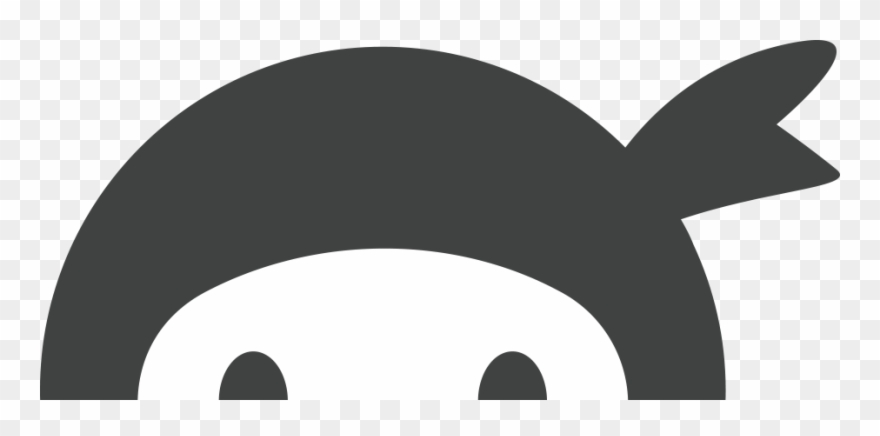 Peeking Ninja - Ninja Peeking Clipart