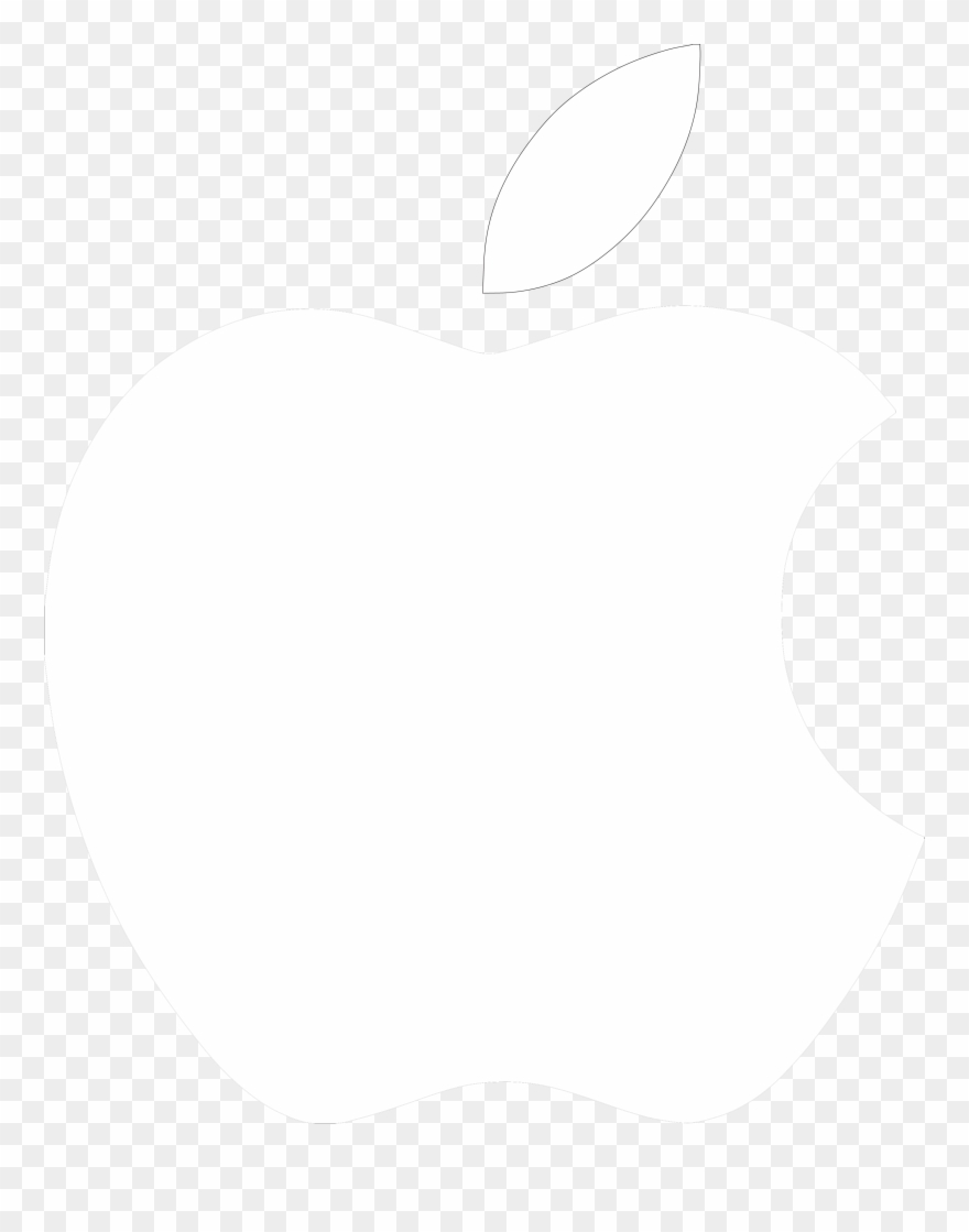 Apple - Apple Mac Logo White Clipart