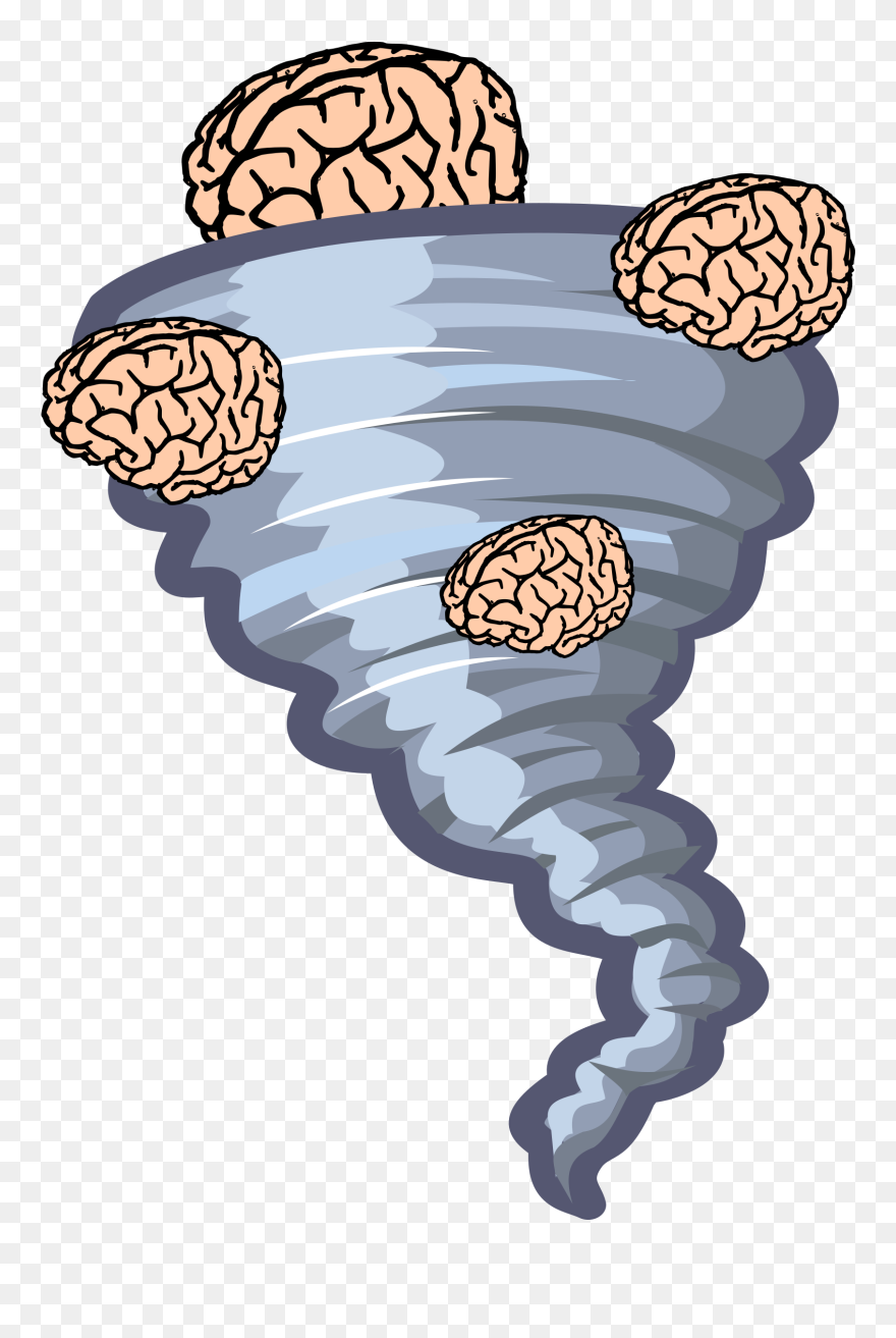 Brainstorming Is One Of The Most Fun Parts Of The Writing - Cartoon Tornado No Background Clipart