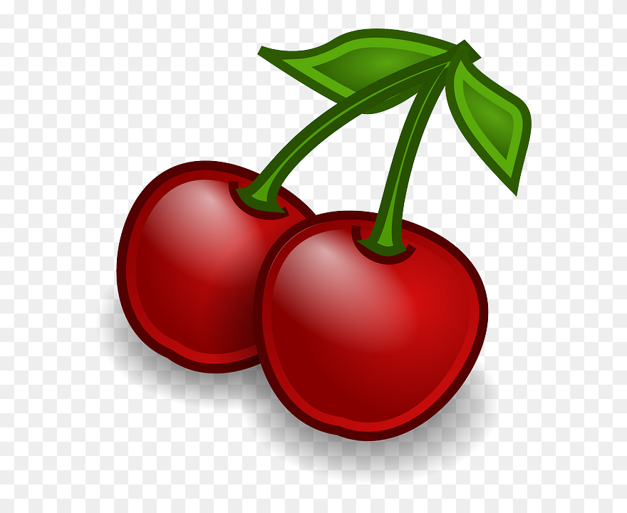Free Vector Rocket Fruit Cherries Clip Art - Fruit Clip Art - Png Download
