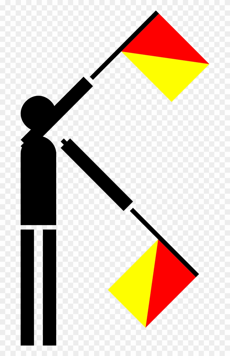 Semaphore Xray Clipart Png - Semaphore Flags Transparent Png