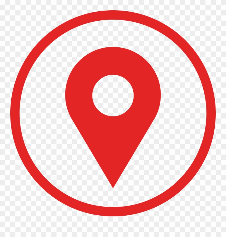 Flat Location Logo - Simbolo De Localização Vermelho Clipart