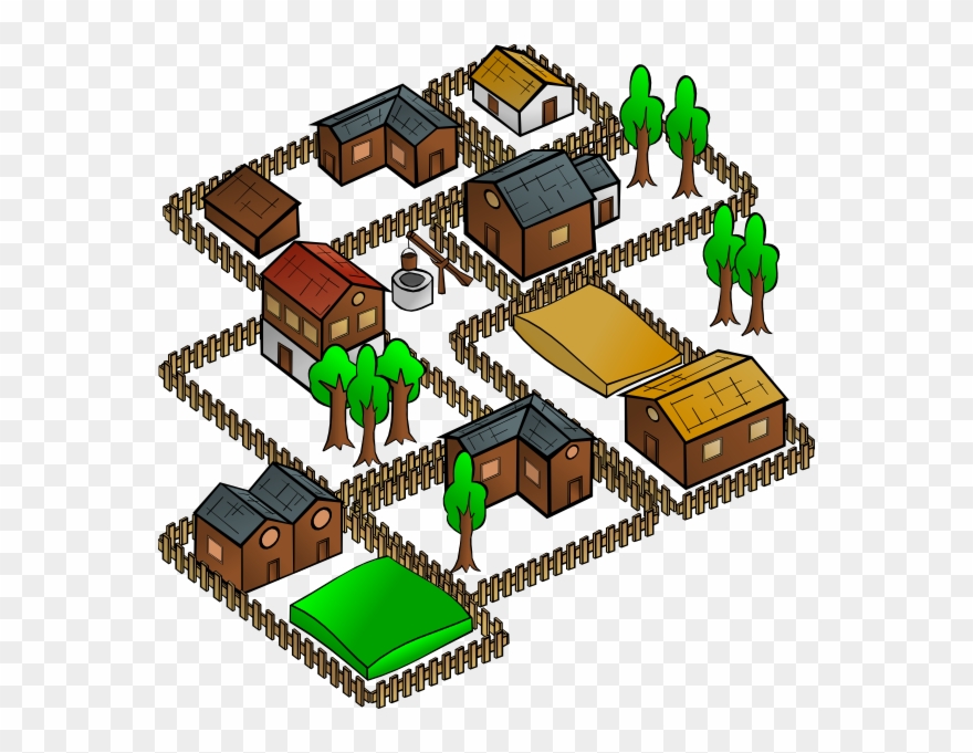 Village House Clipart - Model Of Village Palampur - Png Download