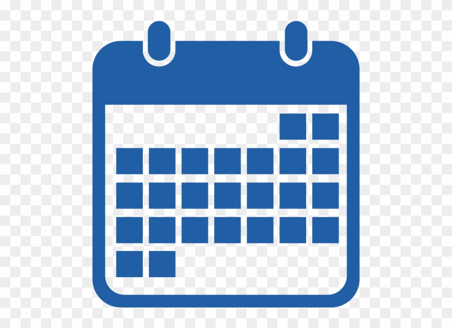 Service-alt - Calendar Icon Png Blue Clipart