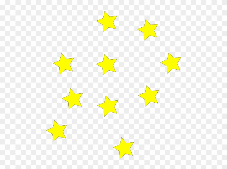 Yellow Star Border Clip Art Yellow Stars Hi - Stars Clipart - Png Download