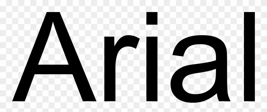 Rafika Arial - Arial Font Clipart