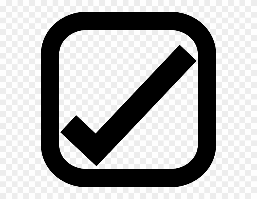 Tick Check Clip Art - Check Box With Tick - Png Download