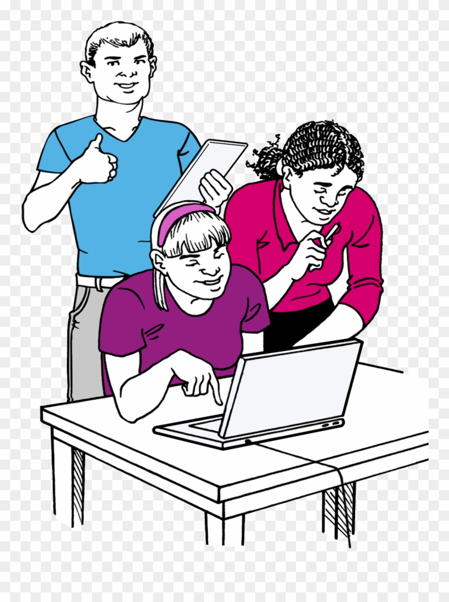 Keeping Safe Online - Learning Disability Clipart