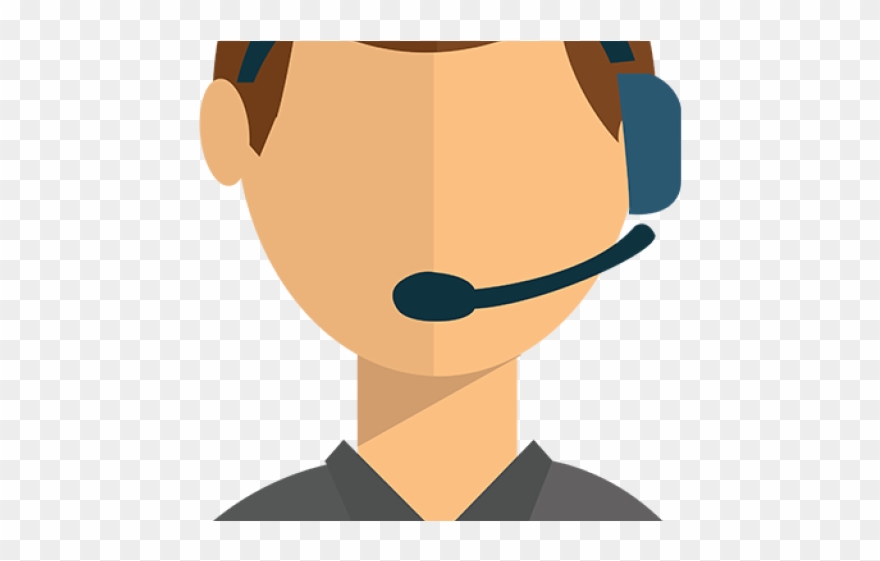 Customer Clipart Customer Support - Virtual Assistant Illustration - Png Download