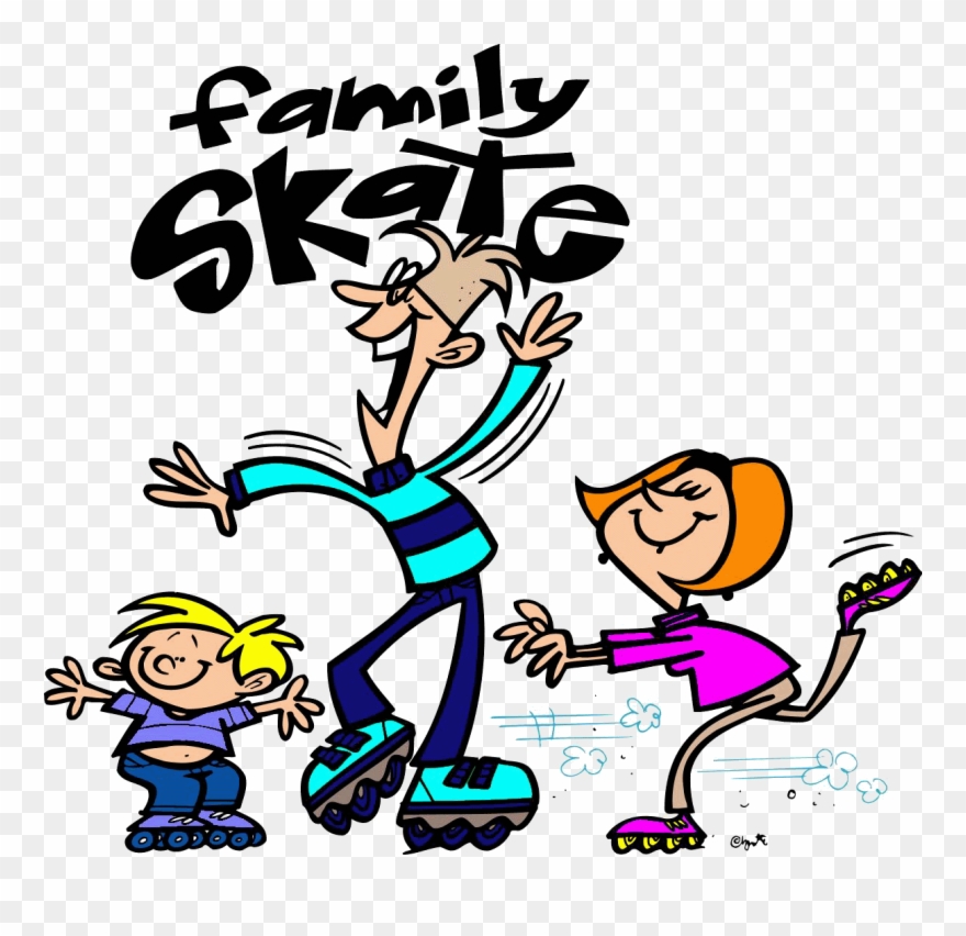 0 Replies 0 Retweets 2 Likes - Family Ice Skating Clip Art - Png Download