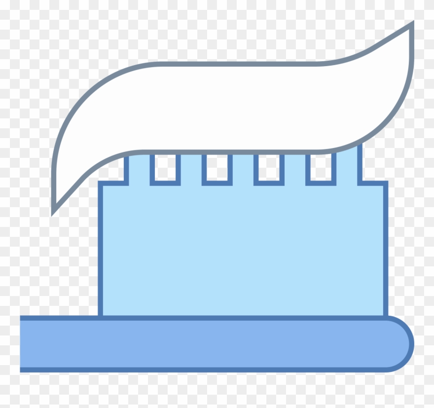 Toothbrush Clip Vector - Download - Png Download