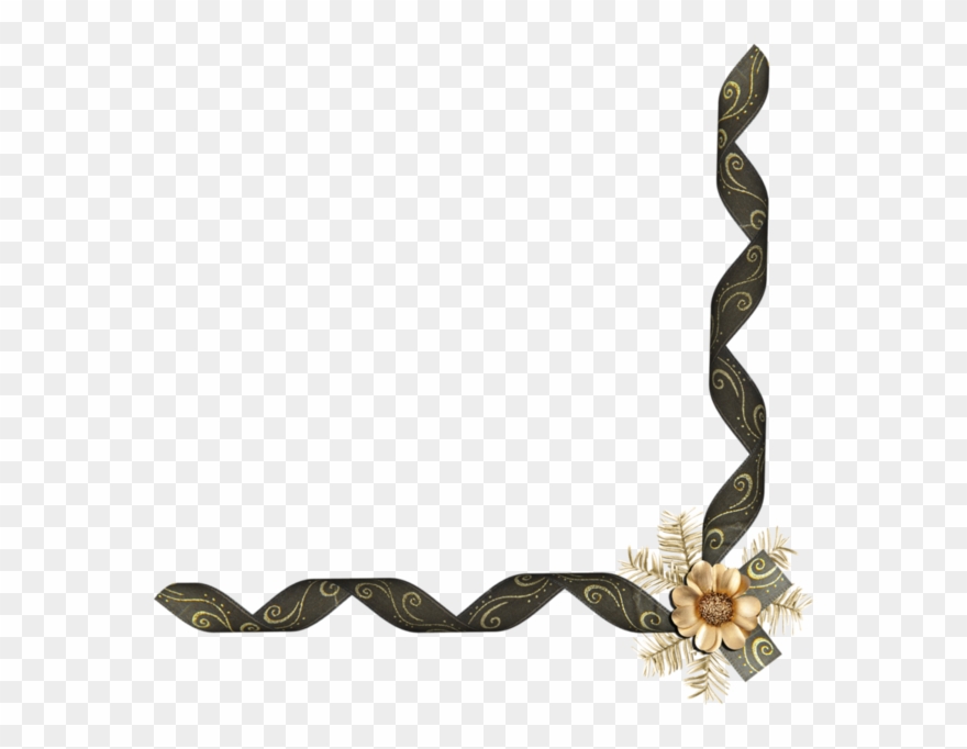 Flower Bar, Boarders And Frames, Coin - Décoration Coin De Page Original Clipart