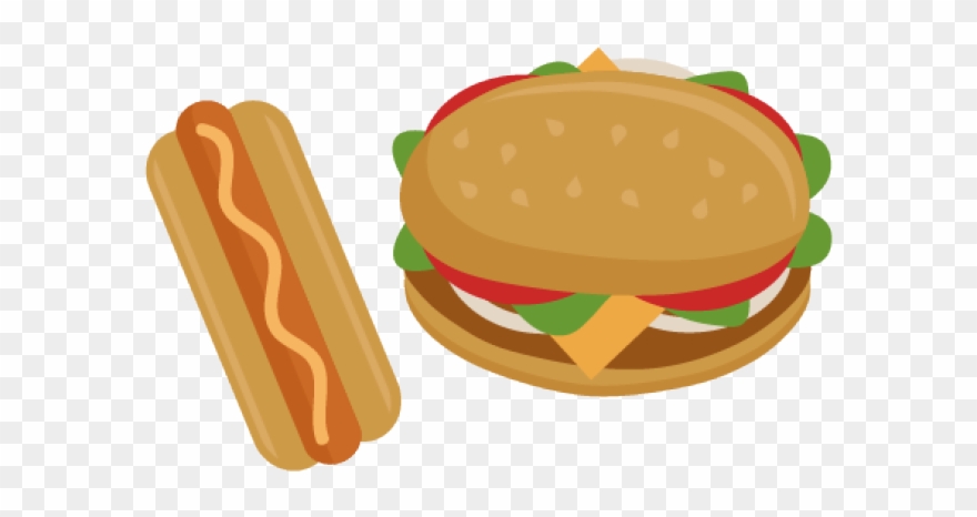 Hamburger Clipart Toastie - Hamburger Hot Dog Clipart - Png Download