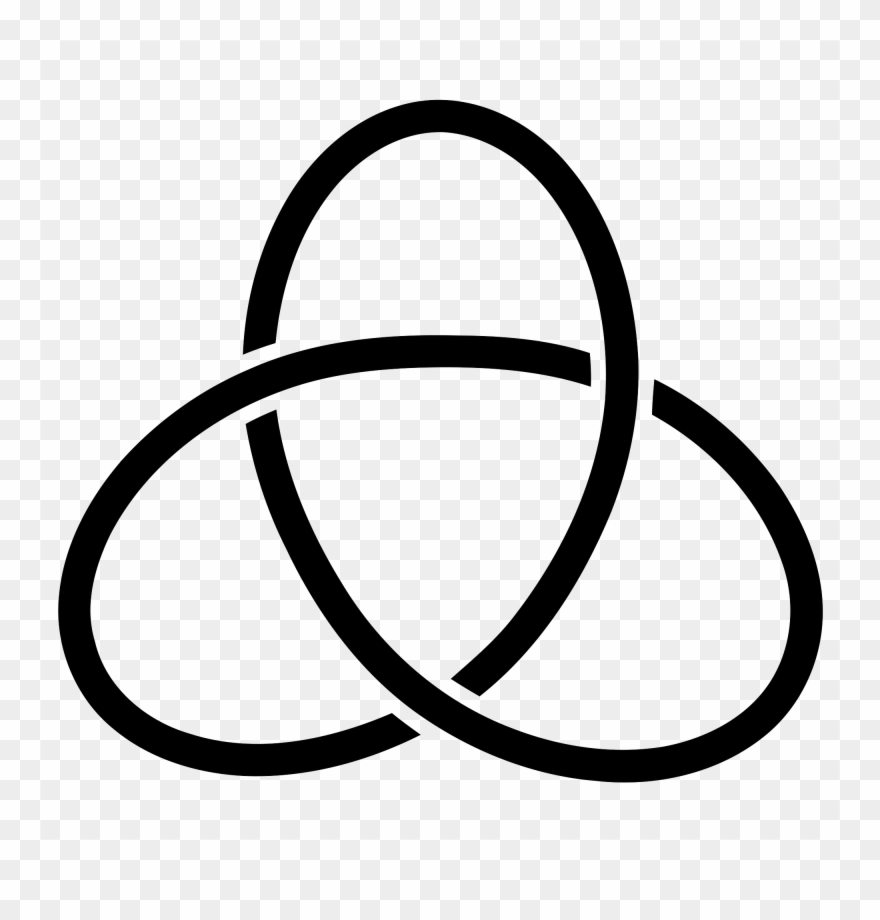 File - Trefoilknot 01 - Svg - Trefoil Knot Clipart