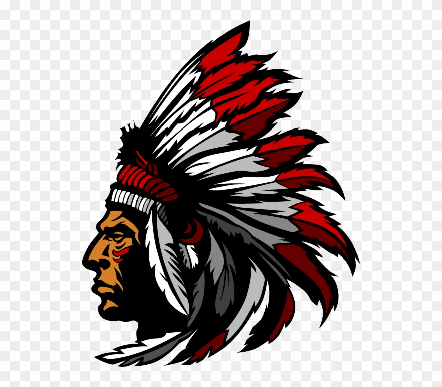 Native American Headdress Logo Clipart