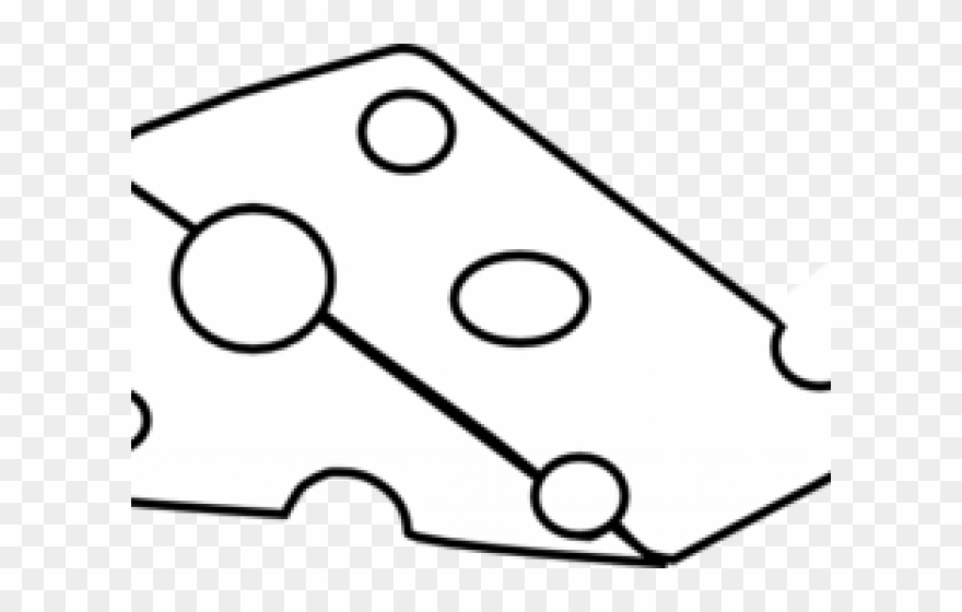 Cheese Clipart Coloring - Cheese Clip Art For Coloring - Png Download