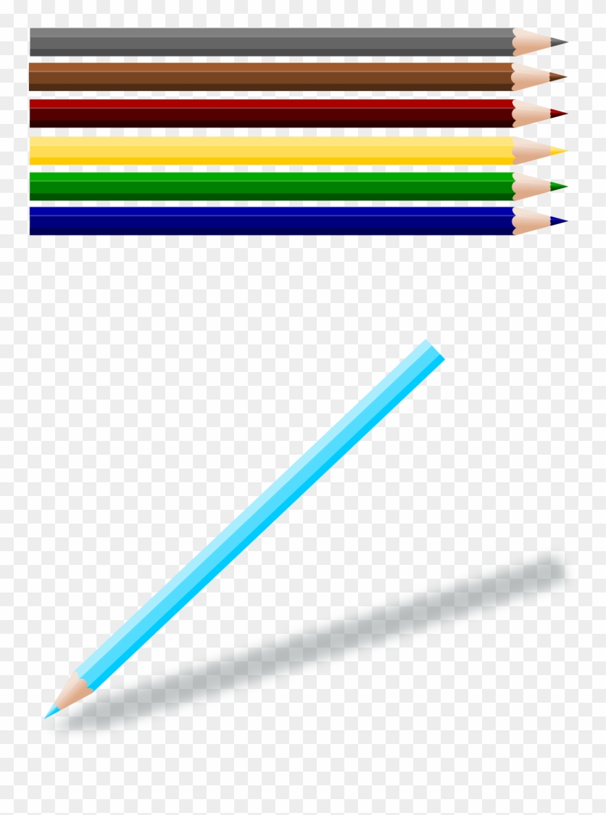 Colored Big Image Png - Colouring Pencils Clip Art Transparent Png