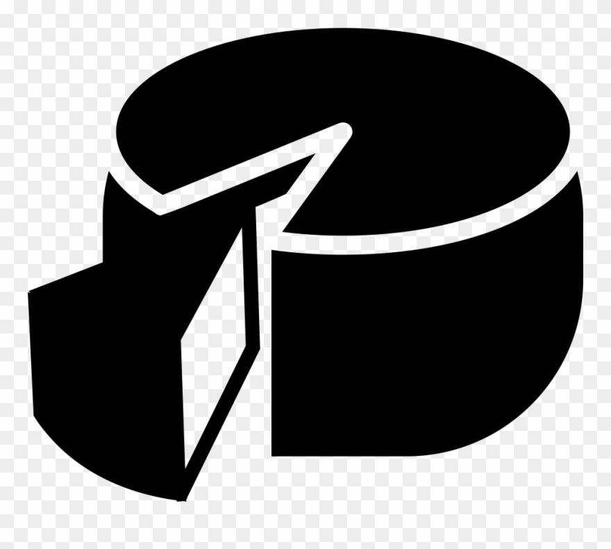 Cheese With Little Triangular Piece Svg Png - Icono Queso Png Clipart